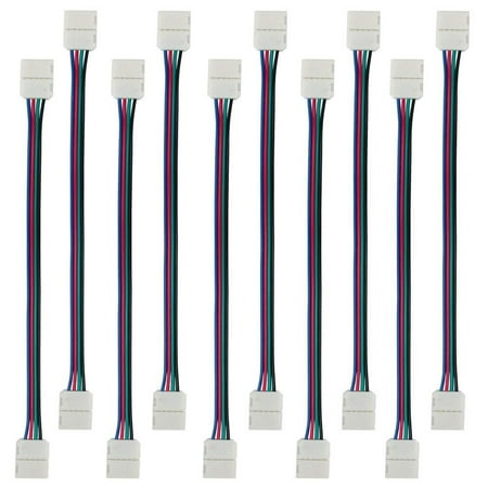 Alueeu 10PCS 5050 light strip cable5050 Wide Connector 10 RGB 4 LED Conductor mm to
Alueeu 10PCS 5050 light strip cable5050 Wide Connector 10 RGB 4 LED Conductor mm to