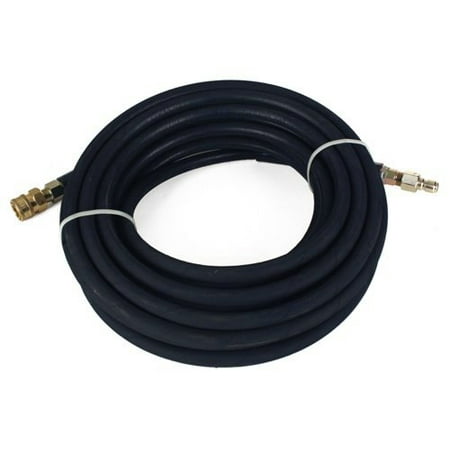 4000 PSI BLACK Wire Braid Pressure Washer Hose 100' w\/ Couplers