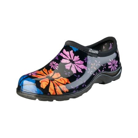 Sloggers 5116FP10 Women s Waterproof Rain & Garden Shoe Flower Power Size 10