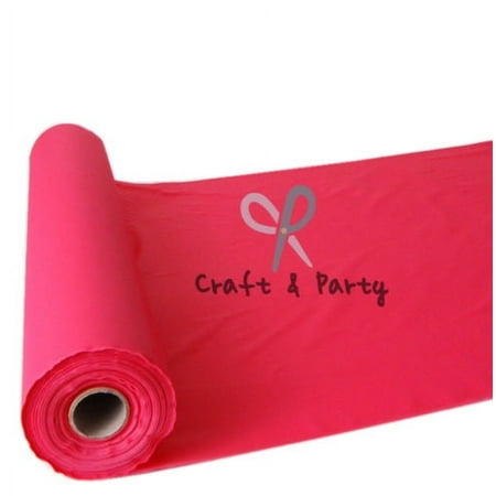 Plastic Banquet Tablecloth Roll Coral 40in x 100ft