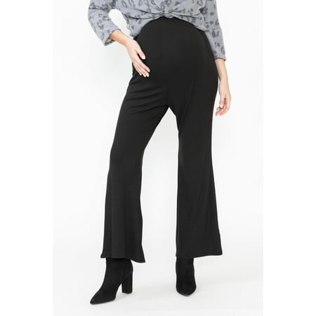 Women s Maternity Casual Flare Leg Comfort Waist Long Pants