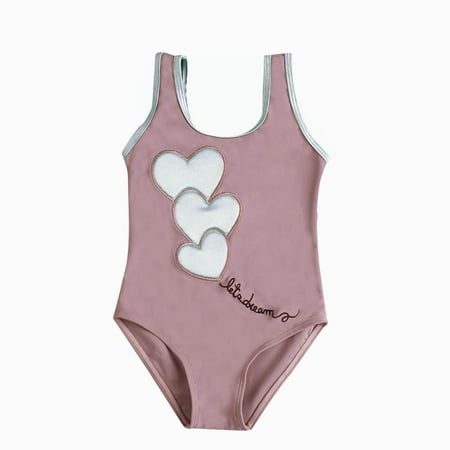 TAIAOJING Toddler Baby Girl One-Piece Swimsuit Kids Love Heart Print Beach Swimwear Bathing Suit 2-3 Years 
TAIAOJING Toddler Baby Girl One-Piece Swimsuit Kids Love Heart Print Beach Swimwear Bathing Suit 2-3 Years