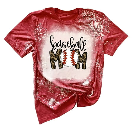 Going Out Blouses for Women Women Summer Print Short Sleeve T-shirt Crewneck Casual Loose Tie-dye Tees Tops Proclub Shirts Red XL
Going Out Blouses for Women Women Summer Print Short Sleeve T-shirt Crewneck Casual Loose Tie-dye Tees Tops Proclub Shirts Red XL