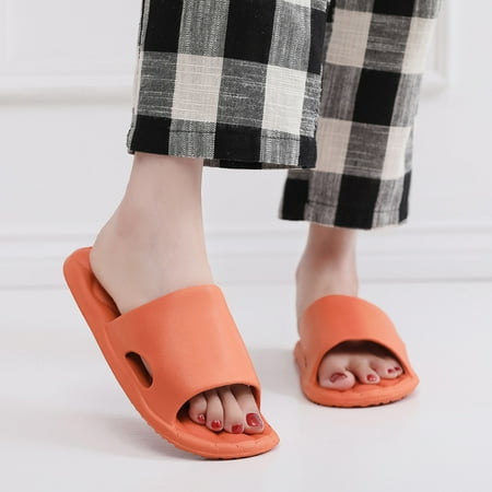 ZTTD Fashion Couples Women Shower Room Home Non Slip Soft Sole Shoes Slipper Comfortable Flat Shoes Orange
ZTTD Fashion Couples Women Shower Room Home Non Slip Soft Sole Shoes Slipper Comfortable Flat Shoes Orange