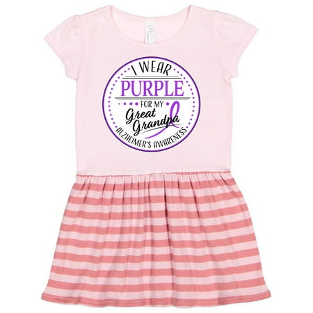 Inktastic I Wear Purple for my Great Grandpa- Alzheimers Awareness Gift Toddler Girl Dress
Inktastic I Wear Purple for my Great Grandpa- Alzheimers Awareness Gift Toddler Girl Dress