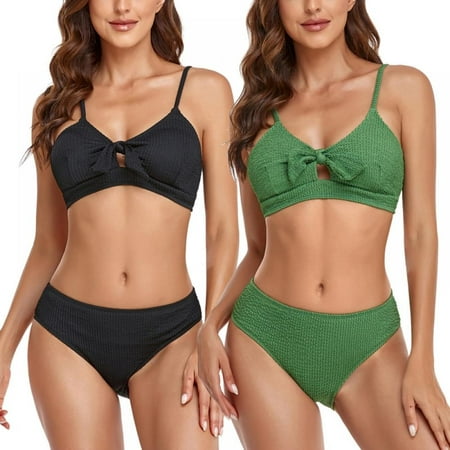 Women s Casual Beach Floral Print Knot Adjustable with Chest Pad without Steel Bra Withe High Waist Underpants Bikini Split Sets(2-Packs)
Women s Casual Beach Floral Print Knot Adjustable with Chest Pad without Steel Bra Withe High Waist Underpants Bikini Split Sets(2-Packs)