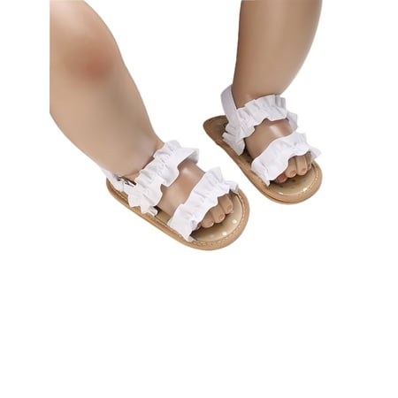 Baby Girls Anti-Slip Ruffled Sandals Indoor Slippers Flats Sandals Summer Princess Beach Shoes
Baby Girls Anti-Slip Ruffled Sandals Indoor Slippers Flats Sandals Summer Princess Beach Shoes