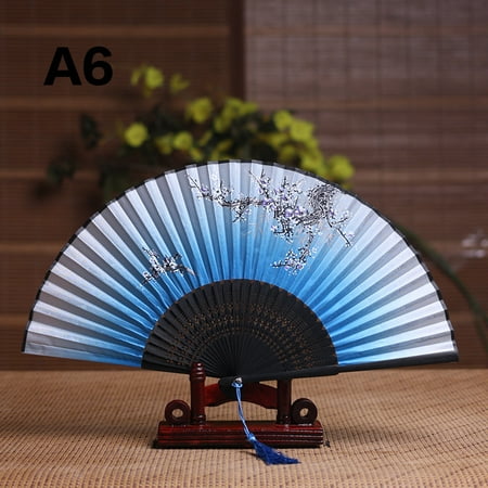 Erqing Laughing Fan Silk Female Fan Silk Lady Folding Fan Cherry Blossom Bamboo Fan and Wind Folding Fan
Erqing Laughing Fan Silk Female Fan Silk Lady Folding Fan Cherry Blossom Bamboo Fan and Wind Folding Fan