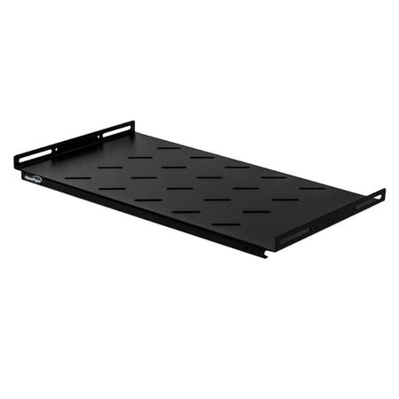 Navepoint 1U 19-Inch Fixed IT Network Cabinet Shelf For 450mm Depth Cabinet Enclosure Vented Black
Navepoint 1U 19-Inch Fixed IT Network Cabinet Shelf For 450mm Depth Cabinet Enclosure Vented Black