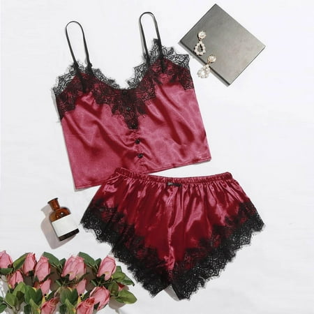 PAXLYH New Sexy Lace Lingerie Silk Underwear Sleepwear Underwear Pajamas Satin Clothes
PAXLYH New Sexy Lace Lingerie Silk Underwear Sleepwear Underwear Pajamas Satin Clothes