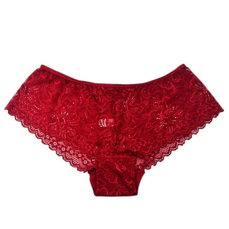 QWERTYU Comfort Lace Hipster for Women Briefs Seamless Stretch Underwear Invisible Low Rise Bikini Red L
QWERTYU Comfort Lace Hipster for Women Briefs Seamless Stretch Underwear Invisible Low Rise Bikini Red L