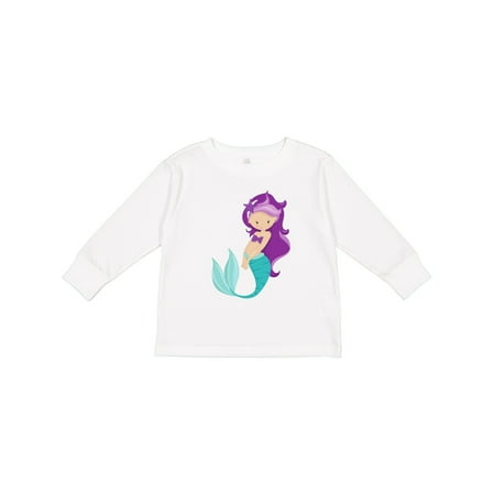 Inktastic Cute Mermaid Little Mermaid Purple Hair Star Gift Toddler Toddler Girl Long Sleeve T-Shirt
Inktastic Cute Mermaid Little Mermaid Purple Hair Star Gift Toddler Toddler Girl Long Sleeve T-Shirt