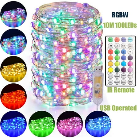 Rosnek Smart RGBW LED Copper Wire String Lights 9.9-65.6ft Chritmas Fairy Lights USB/Battery Powered for Home Party 2022 New Xmas Tree Decor 1/2/3/4Pcs
Rosnek Smart RGBW LED Copper Wire String Lights 9.9-65.6ft Chritmas Fairy Lights USB/Battery Powered for Home Party 2022 New Xmas Tree Decor 1/2/3/4Pcs