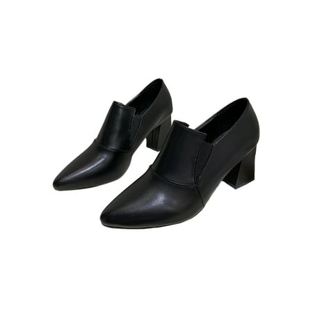 Colisha Ladies Chunky Heels Vintage Dress Shoes Pointed Toe Pumps Casual Fashion Shoe Slip On Pump Black 6
Colisha Ladies Chunky Heels Vintage Dress Shoes Pointed Toe Pumps Casual Fashion Shoe Slip On Pump Black 6