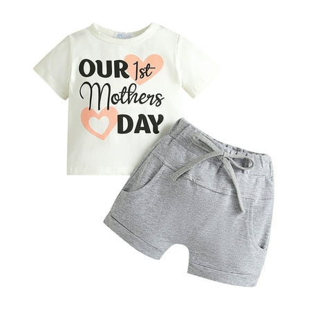 NIUREDLTD Kids Toddler Baby Unisex Summer Floral Cotton Print Short Sleeve Tshirt Shorts Outfits Clothes Size 100
NIUREDLTD Kids Toddler Baby Unisex Summer Floral Cotton Print Short Sleeve Tshirt Shorts Outfits Clothes Size 100