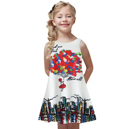 Dyfzdhu Girls Dress Printing Party Baby Princess Summer Sleeveless Girls Dress Toddler Dresses Kids Girls Dress&Skirt
Dyfzdhu Girls Dress Printing Party Baby Princess Summer Sleeveless Girls Dress Toddler Dresses Kids Girls Dress&Skirt