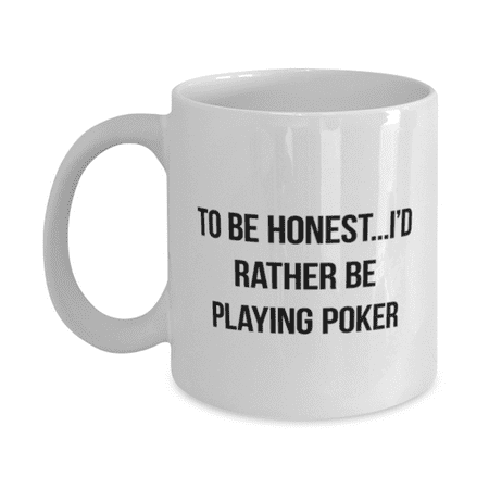 Poker Mug - Poker Coffee Cup - I d Rather Be Playing Poker - Poker Coffee Mug White 11oz
Poker Mug - Poker Coffee Cup - I d Rather Be Playing Poker - Poker Coffee Mug White 11oz