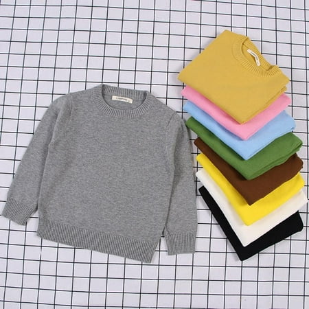 Xinhuaya 1-8T Toddler Kid Boy Girl Unisex Fall Sweater Solid Color Long Sleeve Knitted Pullover Tops
Xinhuaya 1-8T Toddler Kid Boy Girl Unisex Fall Sweater Solid Color Long Sleeve Knitted Pullover Tops