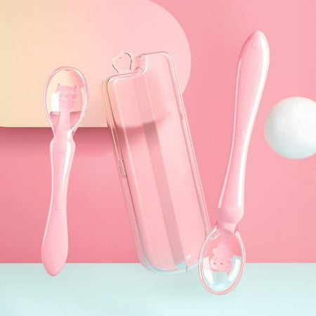 Egebert 2Pcs/Set Soft Silicone Toddler Dinnerware Cut Cartoon Cat Infant Kids Food Feeding Spoon for Baby Tableware Gadgets(Pink)
Egebert 2Pcs/Set Soft Silicone Toddler Dinnerware Cut Cartoon Cat Infant Kids Food Feeding Spoon for Baby Tableware Gadgets(Pink)