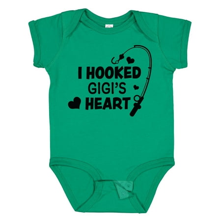 Inktastic I Hooked Gigi s Heart with Fishing Rod Gift Baby Boy or Baby Girl Bodysuit
Inktastic I Hooked Gigi s Heart with Fishing Rod Gift Baby Boy or Baby Girl Bodysuit