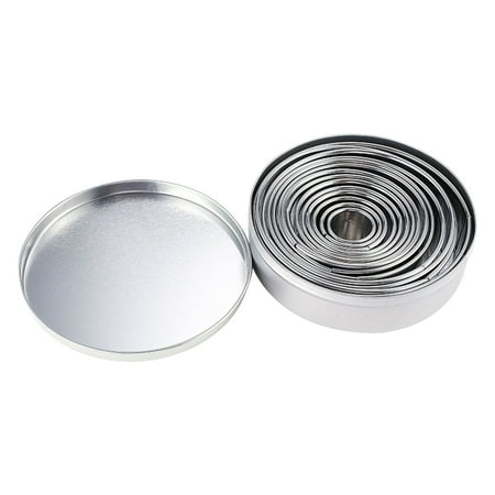 14pcs/set Stainless Steel Home Multifunctional Cookie ter Round Shape Cake