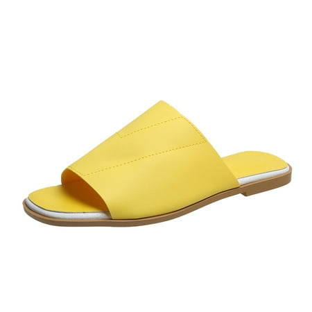 womens beach shoes Ladies Fashion Solid Color Leather Flat Casual Beach Sandals And Slippers Pu Yellow
womens beach shoes Ladies Fashion Solid Color Leather Flat Casual Beach Sandals And Slippers Pu Yellow
