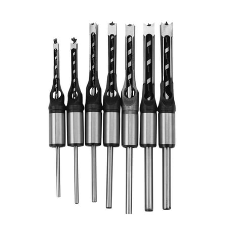 7pcs 1/4 to 1/2 Square Hole Drill Bit 45 Steel Mortising Drilling Woodworking Tools
7pcs 1/4 to 1/2 Square Hole Drill Bit 45 Steel Mortising Drilling Woodworking Tools