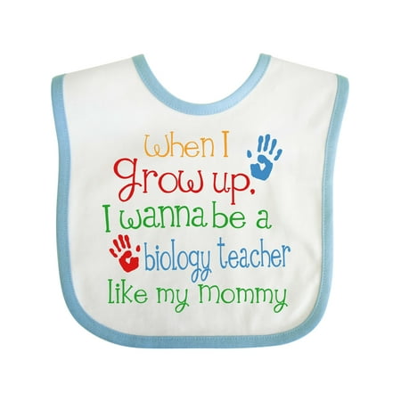 Inktastic Biology Teacher Like Mommy Gift Baby Boy or Baby Girl Bib