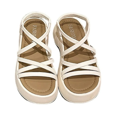 Facrlt Women Thick Bottom Sandals Outer Wear Sandals Crossovers Slippers Open Toe Soft Bottom
Facrlt Women Thick Bottom Sandals Outer Wear Sandals Crossovers Slippers Open Toe Soft Bottom