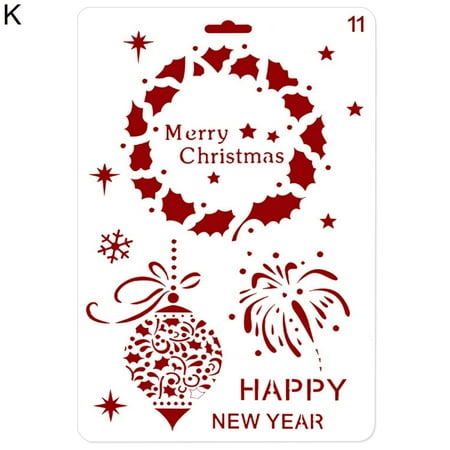SONGBIRDTH Cake Stencil Decorative Food Grade Beautiful Christmas Pattern Birthday Cake Lace Decorating Spray Mold
SONGBIRDTH Cake Stencil Decorative Food Grade Beautiful Christmas Pattern Birthday Cake Lace Decorating Spray Mold
