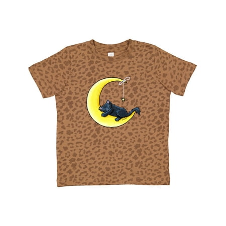 Inktastic Black Cat Lunar Love Gift Toddler Boy or Toddler Girl T-Shirt
