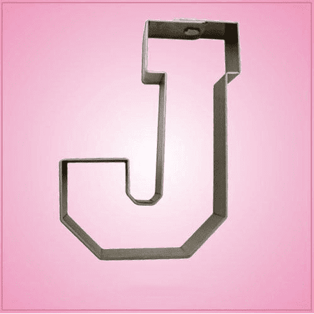 Varsity Letter J Cookie Cutter 2 inch (plastic) Only one pieces