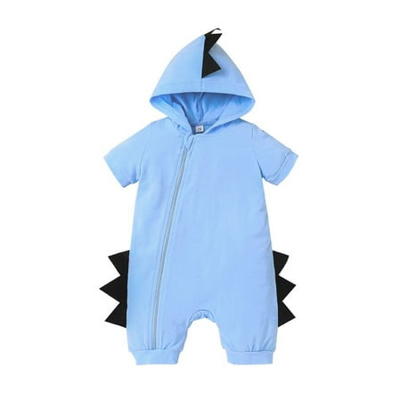 Infant Baby Boys Romper Lovely 3D Cartoon Dinosaur Hooded Jumpsuit Outfits Short Sleeve Baby Bodysuit Newborn Clothes Outfits
Infant Baby Boys Romper Lovely 3D Cartoon Dinosaur Hooded Jumpsuit Outfits Short Sleeve Baby Bodysuit Newborn Clothes Outfits
