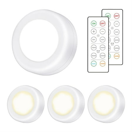 3pcs LED Under Cabinet Night Light Round Wireless Cabinet Light Dimmable Under Cabinet Lighting with Remote Control for Bedroom Kitchen Cabinet
3pcs LED Under Cabinet Night Light Round Wireless Cabinet Light Dimmable Under Cabinet Lighting with Remote Control for Bedroom Kitchen Cabinet