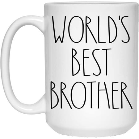 World s Best Brother Mug | Brother Rae Dunn Style Coffee Cup | Rae Dunn Inspired | The Best Brother Ever Coffee Mug | Brother Birthday Mug For Brother Coffee Mug Tea Cup White 15oz
World s Best Brother Mug | Brother Rae Dunn Style Coffee Cup | Rae Dunn Inspired | The Best Brother Ever Coffee Mug | Brother Birthday Mug For Brother Coffee Mug Tea Cup White 15oz