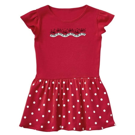 Inktastic Musical Bicycles Gift Baby Girl Dress