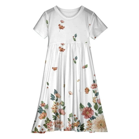 KBKYBUYZ Toddler Kids Baby Girls Stylish Cute Short Sleeve Flower Multicolour Print Dress On Sale
KBKYBUYZ Toddler Kids Baby Girls Stylish Cute Short Sleeve Flower Multicolour Print Dress On Sale