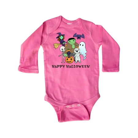 Inktastic Happy Halloween Cute Trick or Treat Monsters Gift Baby Boy or Baby Girl Long Sleeve Bodysuit
Inktastic Happy Halloween Cute Trick or Treat Monsters Gift Baby Boy or Baby Girl Long Sleeve Bodysuit