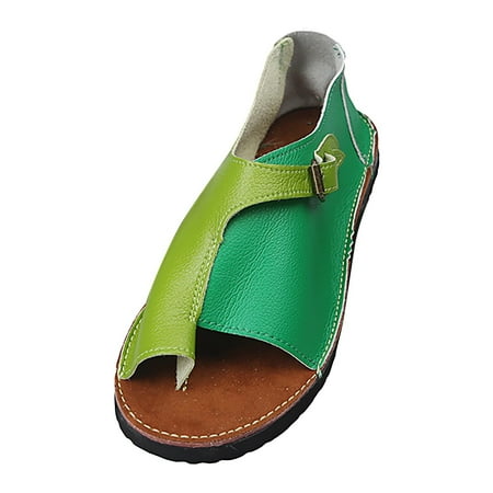 Gzztg Women Shoes Women S Flat Fish Mouth Sandals Buckle Round Toe Slip-On Color Matching Womens
Gzztg Women Shoes Women S Flat Fish Mouth Sandals Buckle Round Toe Slip-On Color Matching Womens