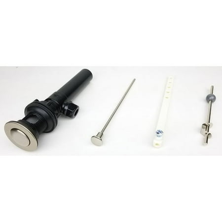 Laguna Brass Pop-Up Bathroom Sink Drain with Overflow