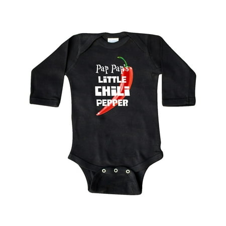 Inktastic Pap Pap s Little Chili Pepper Gift Baby Boy or Baby Girl Long Sleeve Bodysuit
Inktastic Pap Pap s Little Chili Pepper Gift Baby Boy or Baby Girl Long Sleeve Bodysuit