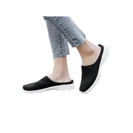 Oucaili Men s Women s Garden Clogs Mules Casual Slip on Flat Mesh Breathable House Slippers Non-Slip Lightweight Beach Shoes Walking Shoes
Oucaili Men s Women s Garden Clogs Mules Casual Slip on Flat Mesh Breathable House Slippers Non-Slip Lightweight Beach Shoes Walking Shoes