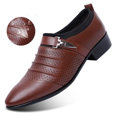 2022 Summer Black Brown White Men Leather Shoes Mens Pointed Toe Dress Shoes High Quality Formal Slip On Hollow Out Sandals Man
2022 Summer Black Brown White Men Leather Shoes Mens Pointed Toe Dress Shoes High Quality Formal Slip On Hollow Out Sandals Man
