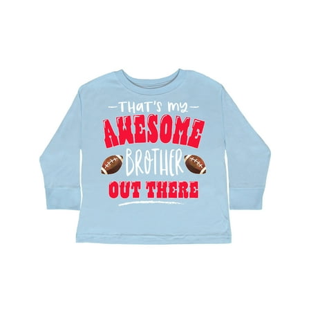 Inktastic That s My Awesome Brother Out There with Footballs Gift Toddler Boy or Toddler Girl Long Sleeve T-Shirt
Inktastic That s My Awesome Brother Out There with Footballs Gift Toddler Boy or Toddler Girl Long Sleeve T-Shirt