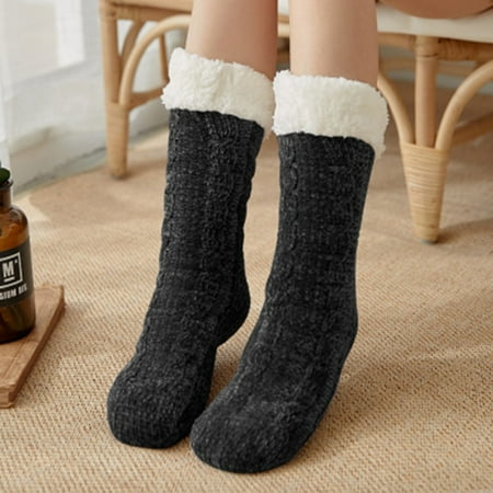 STEADY Women Winter Cotton Socks Solid Thicker Anti-slip Floor Socks Carpet Socks Black
STEADY Women Winter Cotton Socks Solid Thicker Anti-slip Floor Socks Carpet Socks Black