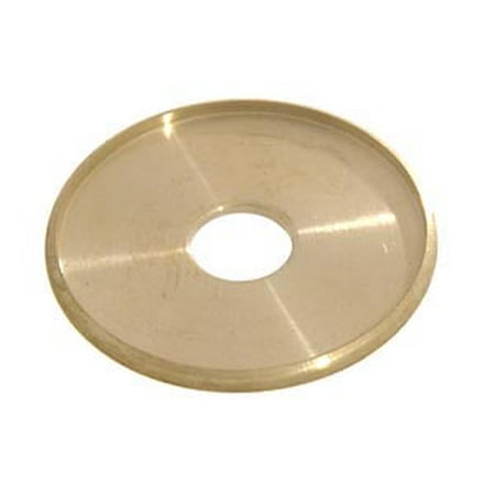 B&P Lamp® 7/8 Seating Ring Turned Brass B & L Finish 1/4 Ip Slip