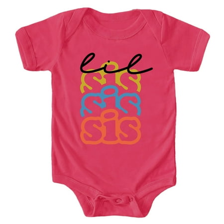 Little Sister Colorful Shirt and Bodysuit for Girls Sister Sibling Outfit Vintage Hot Pink Bodysuit Newborn
Little Sister Colorful Shirt and Bodysuit for Girls Sister Sibling Outfit Vintage Hot Pink Bodysuit Newborn