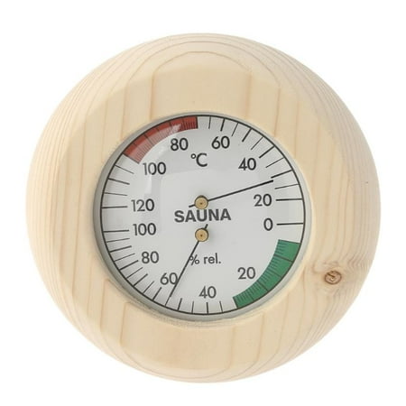 HeroNeo Solid Wood Grain Hygrothermograph Round Thermometer & Hygrometer Sauna Room Use
HeroNeo Solid Wood Grain Hygrothermograph Round Thermometer & Hygrometer Sauna Room Use
