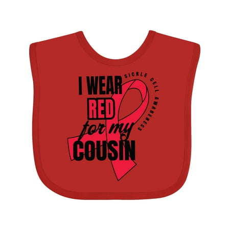 Inktastic Sickle Cell Awareness I Wear Red for My Cousin Gift Baby Boy or Baby Girl Bib
Inktastic Sickle Cell Awareness I Wear Red for My Cousin Gift Baby Boy or Baby Girl Bib