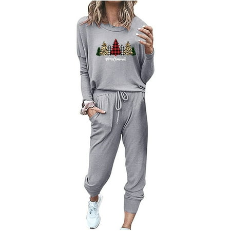 HAPIMO Discount Christmas Pajama Suit Sets for Women Two Piece Outfits Long Sleeve Crewneck Pullover Tops and Long Pants Tracksuit Sweatsuits Gray XXL
HAPIMO Discount Christmas Pajama Suit Sets for Women Two Piece Outfits Long Sleeve Crewneck Pullover Tops and Long Pants Tracksuit Sweatsuits Gray XXL